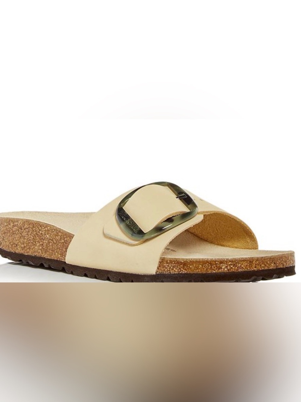 Birkenstock Madrid Cream/Tan Madrid big buckle tortoise shell Sandals